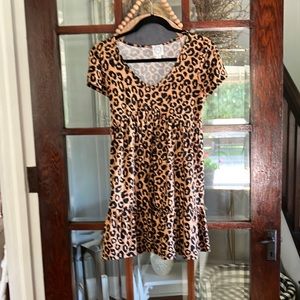 Cheetah print dress. Size small.